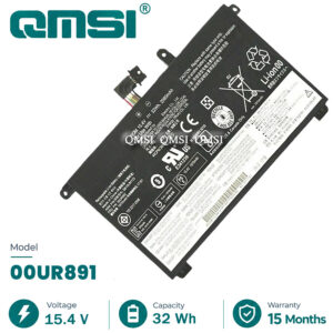 QMSI 15.4V 32WH 2095mAh Модель 00UR891/2 SB10L84121/22/23 01AV493 Аккумулятор для Lenovo Thinkpad T570 T580 P51S P52S Ноутбук