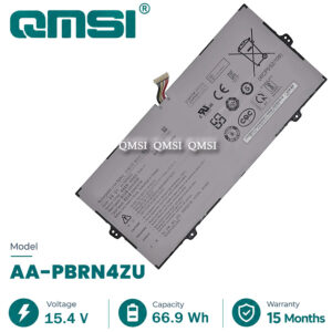 QMSI 15.4V 66.9WH 4350mAh Модель AA-PBRN4ZU Аккумулятор для Samsung Galaxy Book Flex NP950QCJ 950QCJ/XCJ 930QCJ/XCJ Ноутбук