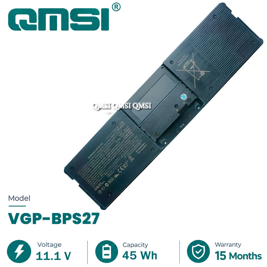 QMSI 11.1V 45Wh 4000mAh Модель VGP-BPS27 BPS27 Аккумулятор для SONY VPCZ21V9E VPCZ21M9E VPCZ21 VPCZ214GX VPCZ213GX Ноутбук