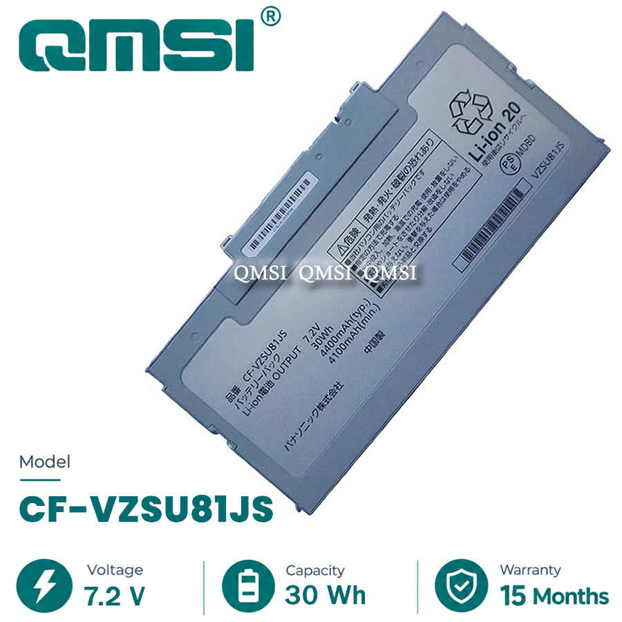 QMSI 7.2V 30Wh 4100mAh Модель CF-VZSU81JS VZSU81 CF-VZSU81EA CF-VZSU85 CF-VZSU85JS Аккумулятор для Panasonic CF-AX3/AX2 Ноутбук