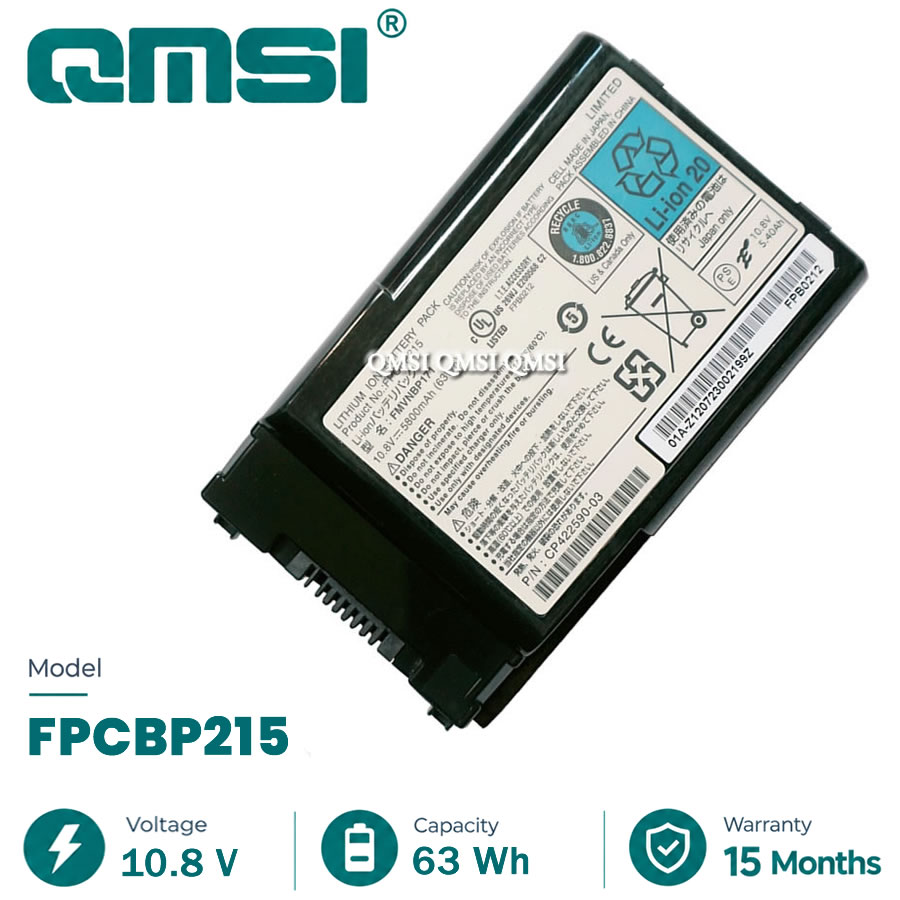 QMSI 10.8V 63Wh 5800mAh Модель FPCBP200 FMVNBP179 FMVNBP171 FPCBP215 Аккумулятор для Fujitsu T1010 TH700 T730 T731 T900 Ноутбук