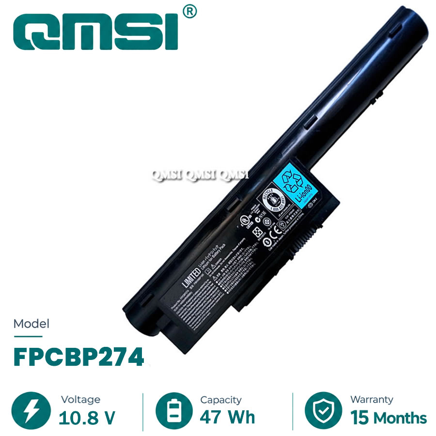 QMSI 10.8 V 48WH 4400mAh Модель FPCBP274 FMVNBP195 Аккумулятор для Fujitsu LH531 B5331 SH531 BH531lb CP516151-01 Ноутбук
