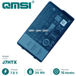 QMSI 7.6V 34Wh 4342mAh Модель J7HTX 7XNTR FH8RW Аккумулятор для Dell Latitude 12 7202 7212 7220 Защищенный планшет