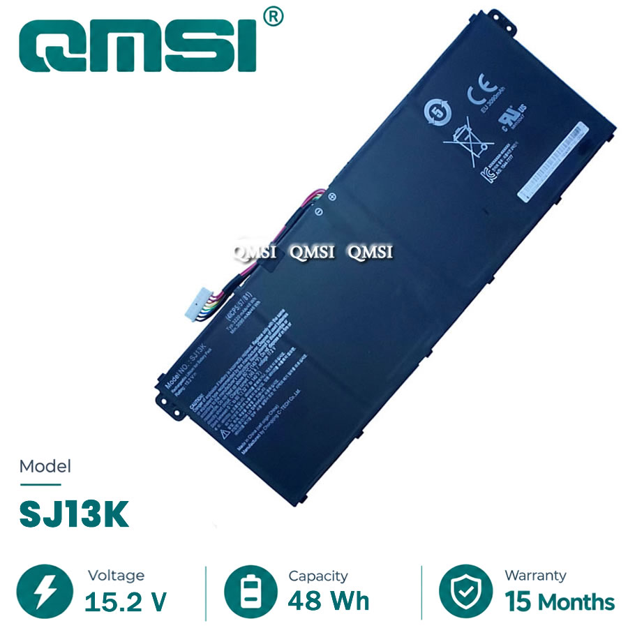 QMSI 15.2V 48Wh 3220mAh Модель SJ13K Аккумулятор для LG XU100370-17008 13U580 Ноутбук