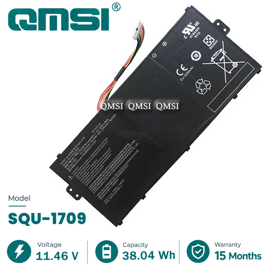 QMSI 11.46V 38.04Wh 3320mAh Модель SQU-1709 916Q2286H Аккумулятор для Positivo Chromebook N2210 N2212 Ноутбук