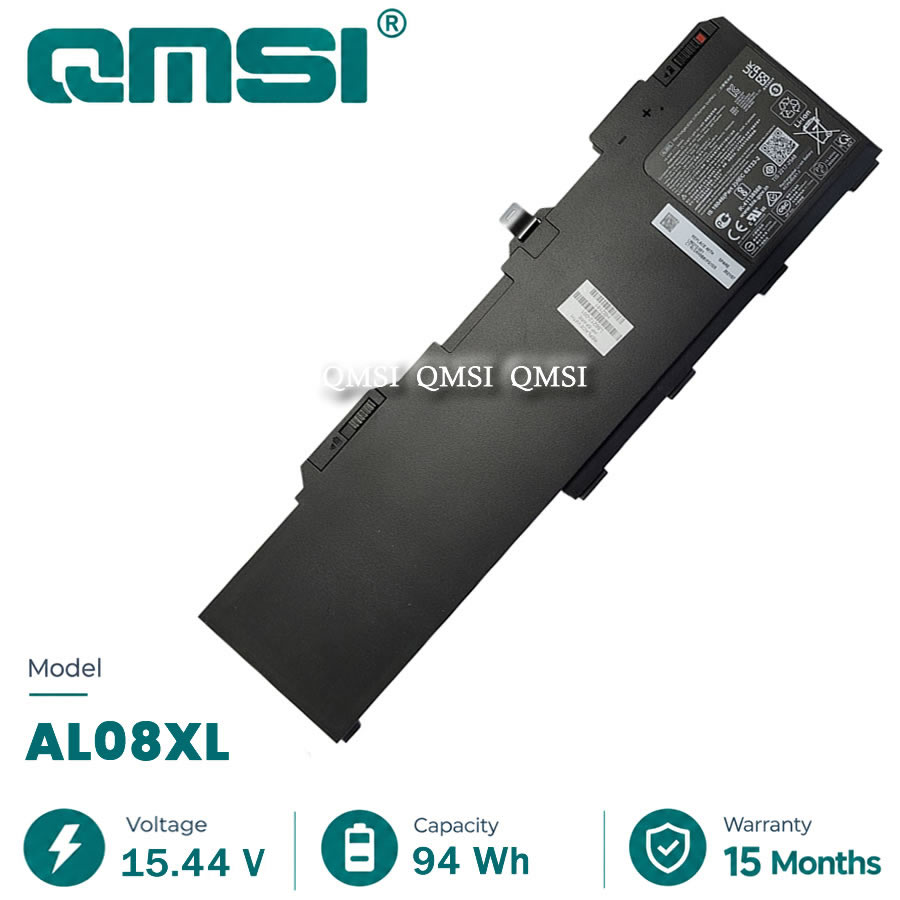 QMSI 15.44V 94Wh 5930mAh Модель AL08XL HSTNN-OB1S Аккумулятор для HP ZBook Fury 15 G7 17 G7 Ноутбук серии