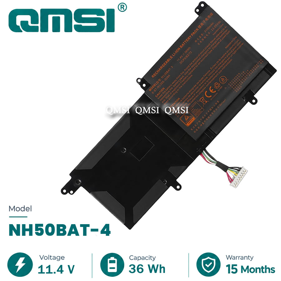 QMSI 11.4V 36WH 3100mAh Модель N130BAT-3 Аккумулятор для smoking InfinityBook Pro13/14 lingyue S4 N130WU N131BU NP3130 Ноутбук
