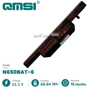 QMSI 11.1V 48.84Wh 4200mAh Модель N650BAT-6 Аккумулятор для HASEE God of war K670E-G6D1 K670D-G4D3 CW65S08 T6-X4D1 Ноутбук