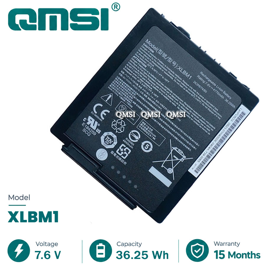 QMSI 7.6V 36.25Wh 4770mAh Модель XLBM1 XLBE1 Аккумулятор для XPLORE L10 LynPD5O3 оборудование